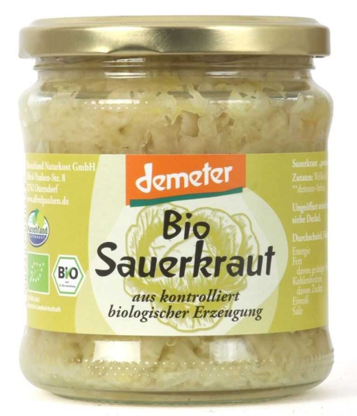 Bio Demeter-Sauerkraut 370 ml