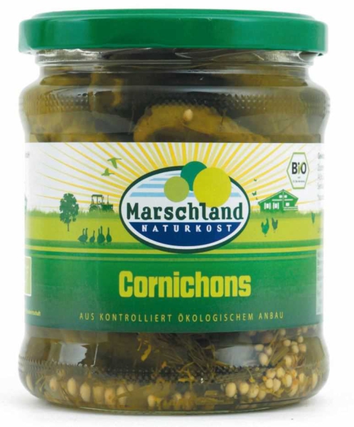 Marschland Bioland Bio-Cornichons 370 ml