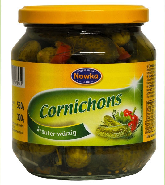 Nowka Cornichons 580 ml