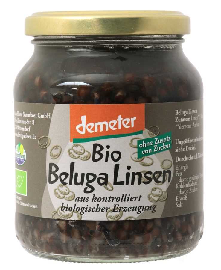 Marschland demeter Bio-Beluga Linsen 370 ml | Beluga Linsen ...