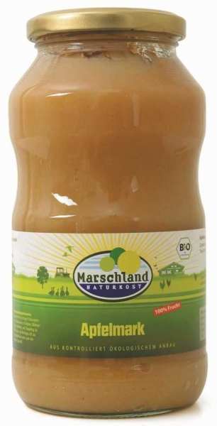 Marschland Bio-Apfelmark, ungesüßt 720 ml