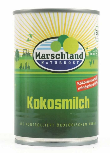 Marschland Bio-Kokosmilch 400 ml