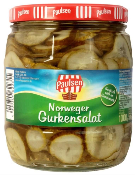 Paulsen Norweger Gurkensalat 1.062 ml