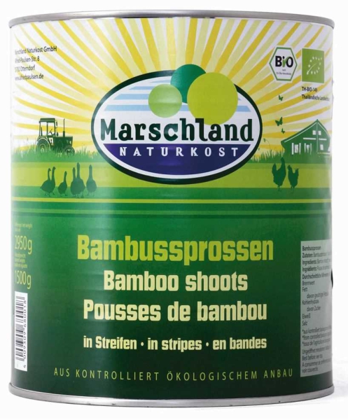 Marschland Bio-Bambus in Scheiben 3.100 ml