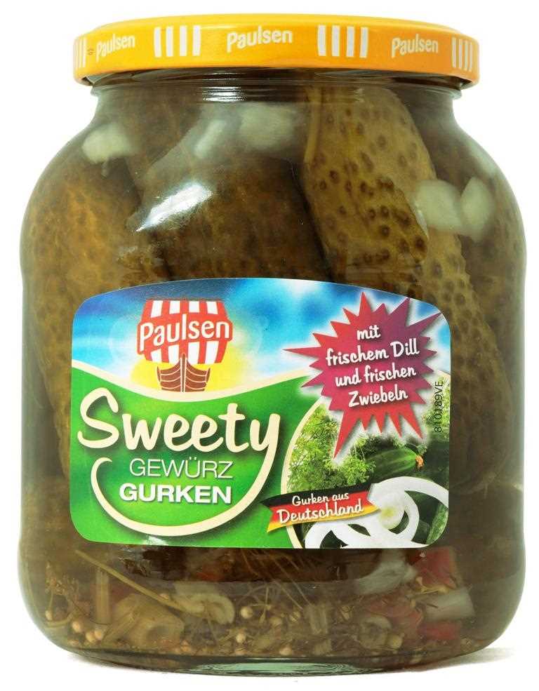 Paulsen Sweety Gurken 720 ml | Meist gekauft | Alfred Paulsen