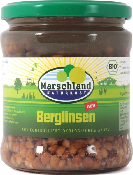 Marschland Bio-Berglinsen 370 ml