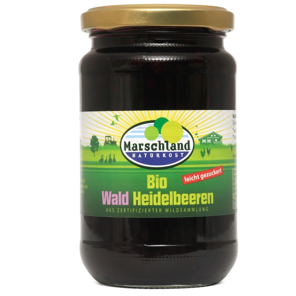 Marschland Bio-Waldheidelbeeren 370 ml