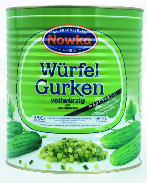 Nowka Gurken-Würfel 10x10 10.200 ml