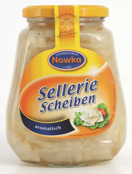 Nowka Sellerie Scheiben 580 ml
