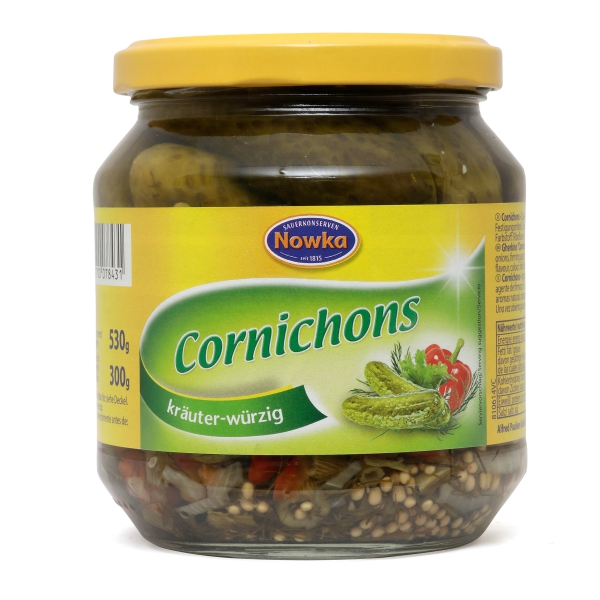 Nowka Cornichons 580 ml