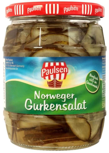 Paulsen Norweger Gurkensalat 580 ml