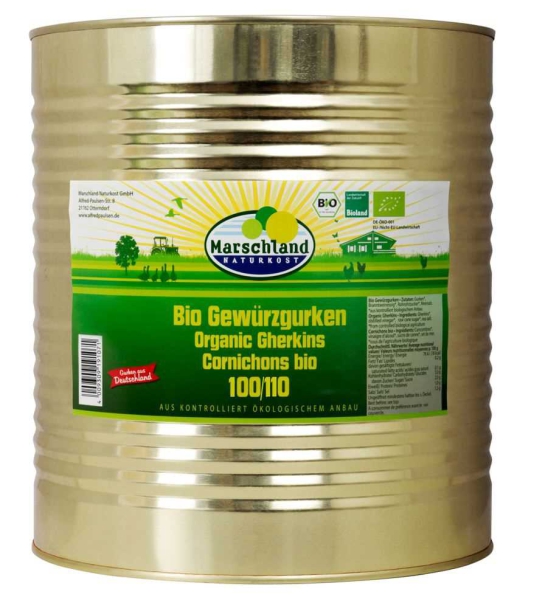 Bioland Bio-Gewürzgurken 100/110 10.200 ml