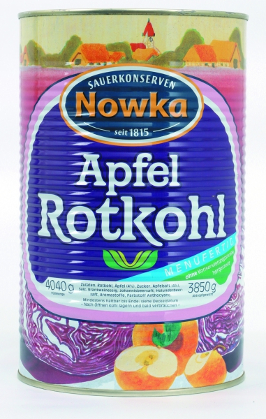 Nowka Apfel-Rotkohl 4.250 ml