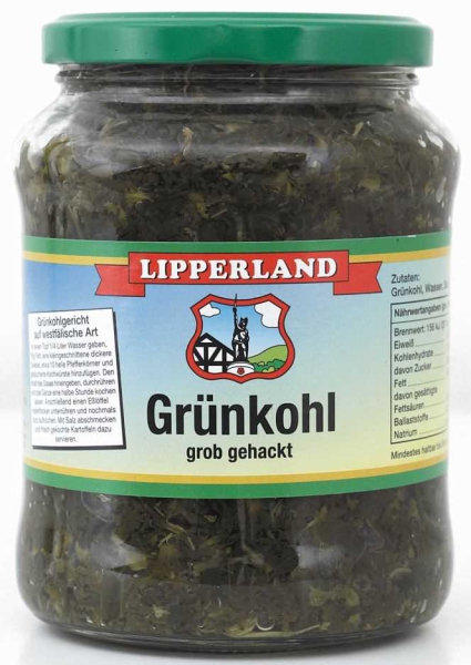 Lipperland Grünkohl grob gehackt 720 ml