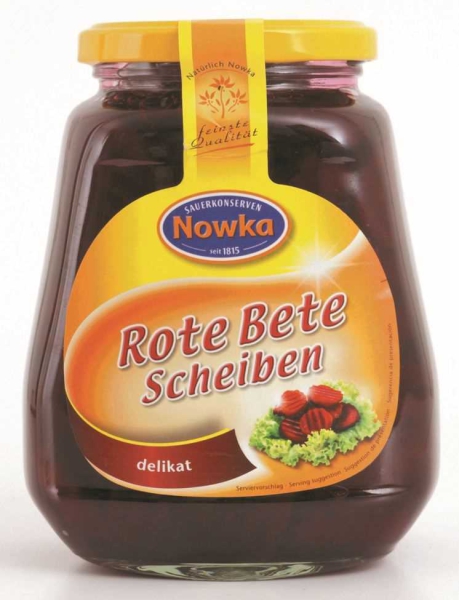 Nowka Rote Bete Scheiben 580 ml