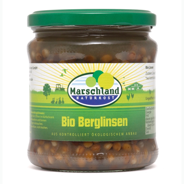 Marschland Bio-Berglinsen 370 ml