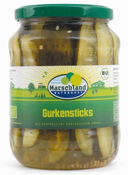Marschland Bio-Gurkensticks 720 ml
