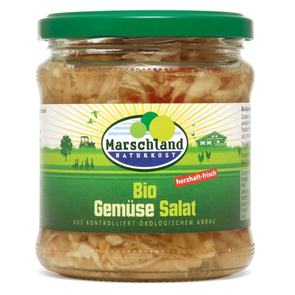 Marschland Bio-Gemüsesalat 370 ml