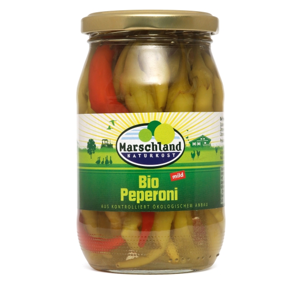 Marschland Bio-Peperoni, mild 370 ml