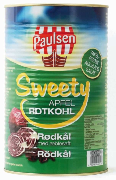 Paulsen Sweety Apfel-Rotkohl 4.250 ml