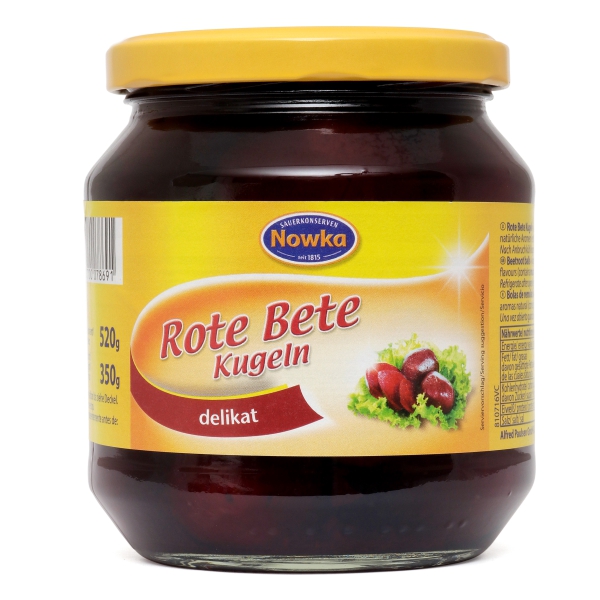 Nowka Rote Bete Kugeln 580 ml