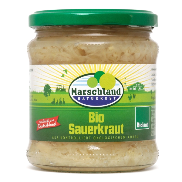 Marschland Bioland Bio-Sauerkraut 370 ml