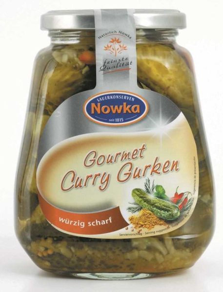 Gourmet Curry-Gurken 580 ml
