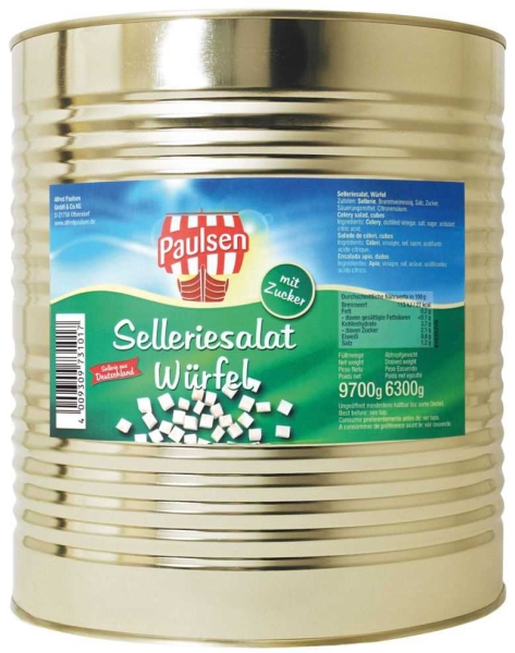 Paulsen Sellerie Würfel Zucker 8x8 10.200 ml
