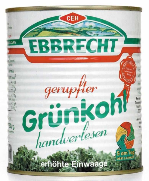Ebbrecht Grünkohl gerupft 850 ml