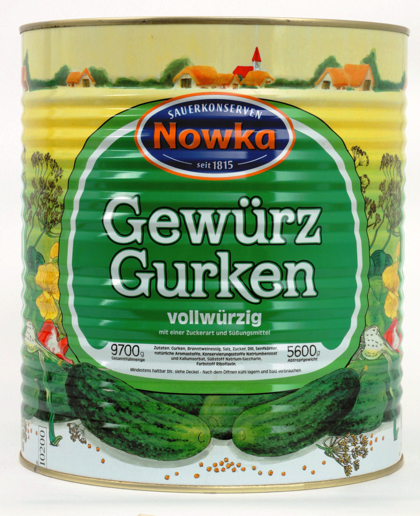 Nowka Gewürzgurken 30/35 m. K. 10.200 ml | Gewürzgurken | Gurken
