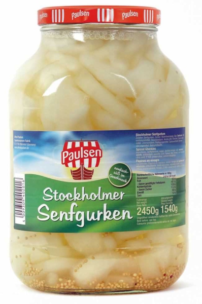 Paulsen Stockholmer Senfgurken 2.650 ml