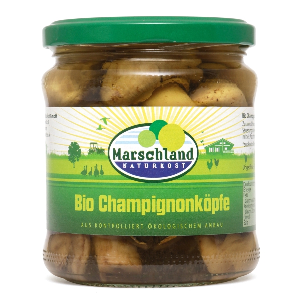 Marschland Bio-Champignon Köpfe 370 ml