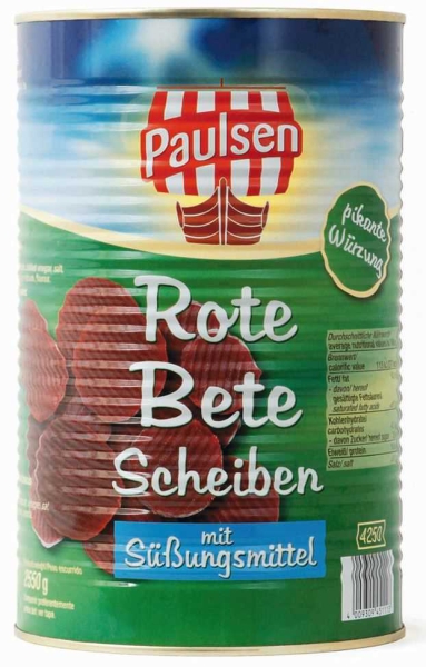 Rote Bete-Scheiben 4.250 ml