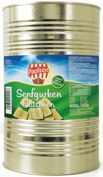 Paulsen Senfgurken Flatschen 4.250 ml