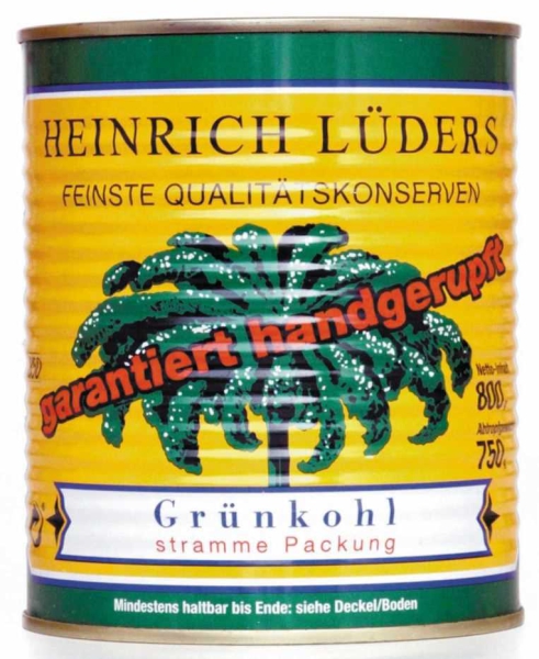 Lüders Grünkohl handgerupft 850 ml