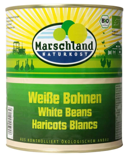 Marschland Bio-Weiße Bohnen 3.100 ml