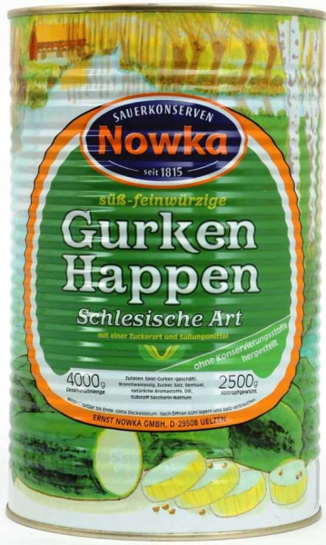 Nowka Gurkenhappen 4.250 ml