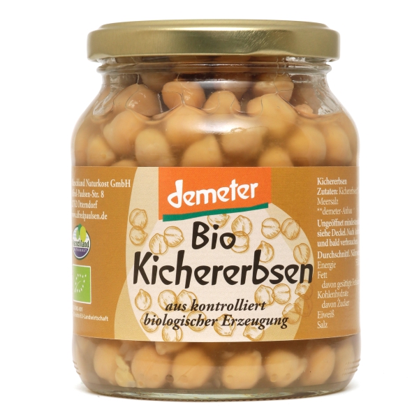 Marschland demeter Bio-Kichererbsen 370 ml