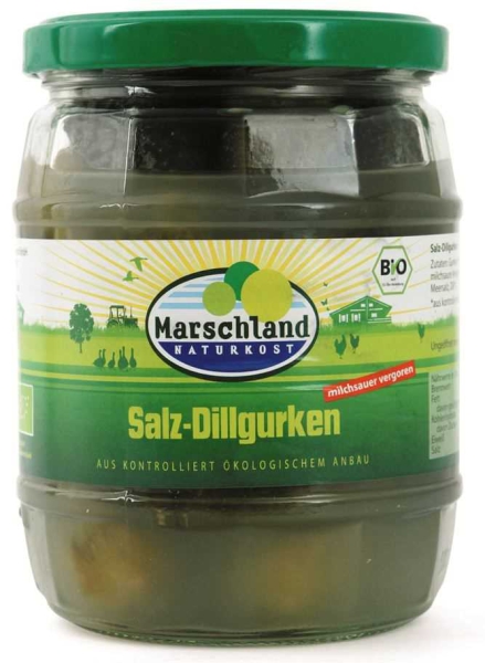 Bioland Bio-Salzdillgurken 580 ml