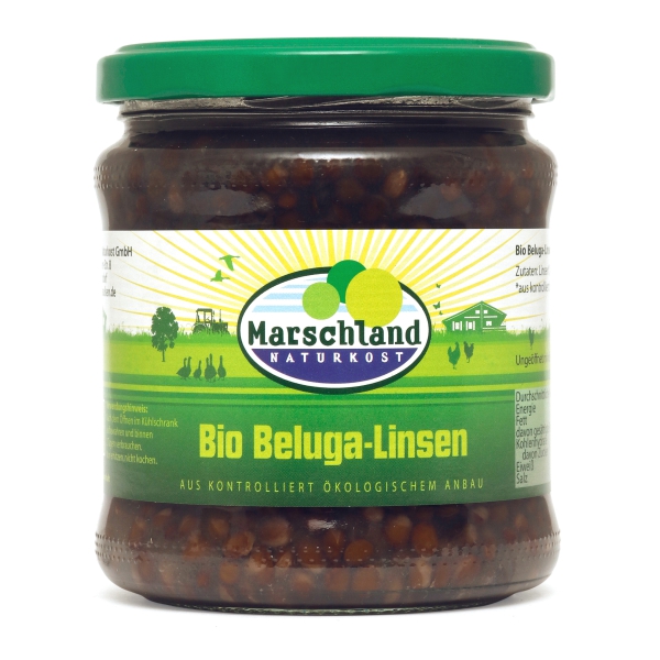 Marschland Bio-Beluga Linsen 370 ml