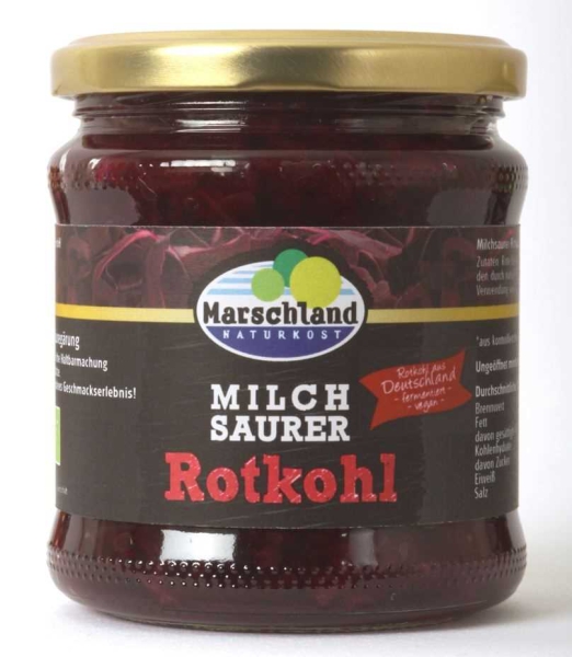 Marschland Bioland Bio-Rotkohl milchsauer 370 ml