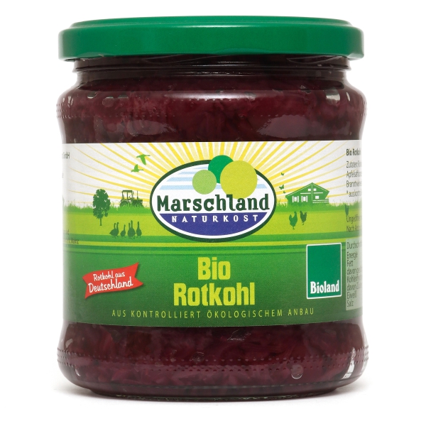Marschland Bioland Bio-Rotkohl 370 ml