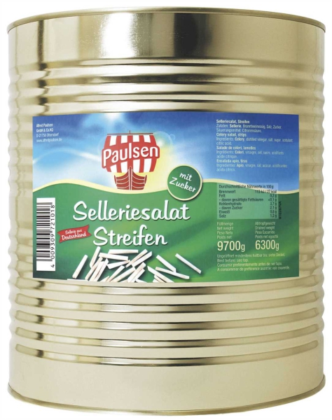 Paulsen Selleriesalat Streifen Zucker 10.200 ml