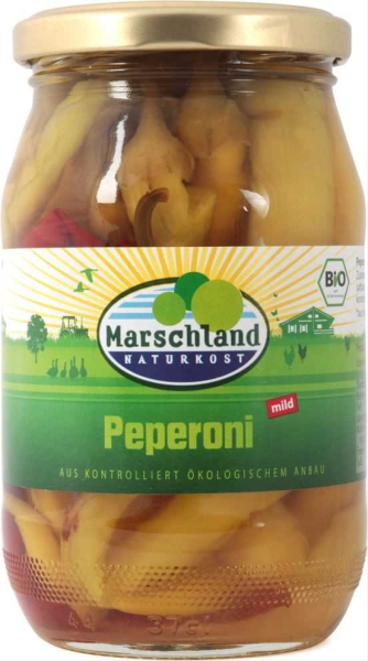Marschland Bio-Peperoni, mild 370 ml