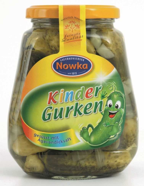 Nowka Kinder-Gurken 580 ml