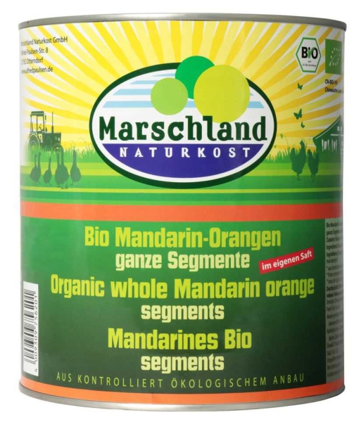 Bio-Mandarin-Orangen 3.100 ml