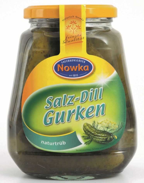 Nowka Salz-Dill-Gurken 580 ml
